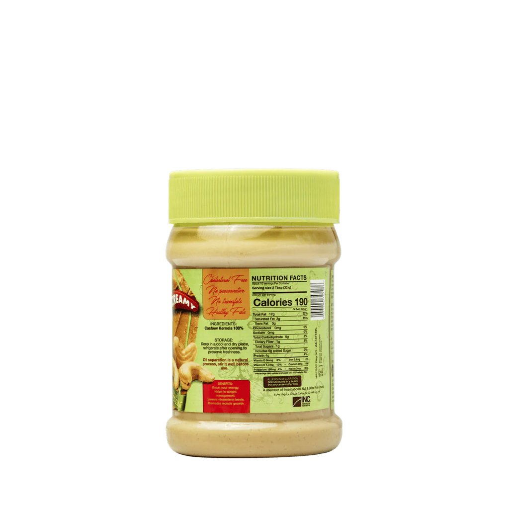 Dodan Natural Unsweetened Cashew Butter (325g) | Vertex Agro